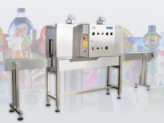 Túneis de encolhimento para rótulos sleeves com precisão térmica e acabamento profissional