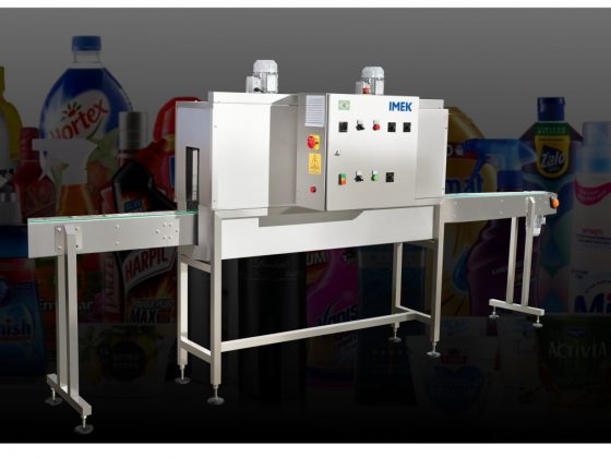 Túnel de encolhimento com esteira traz eficiência térmica e padronização visual!