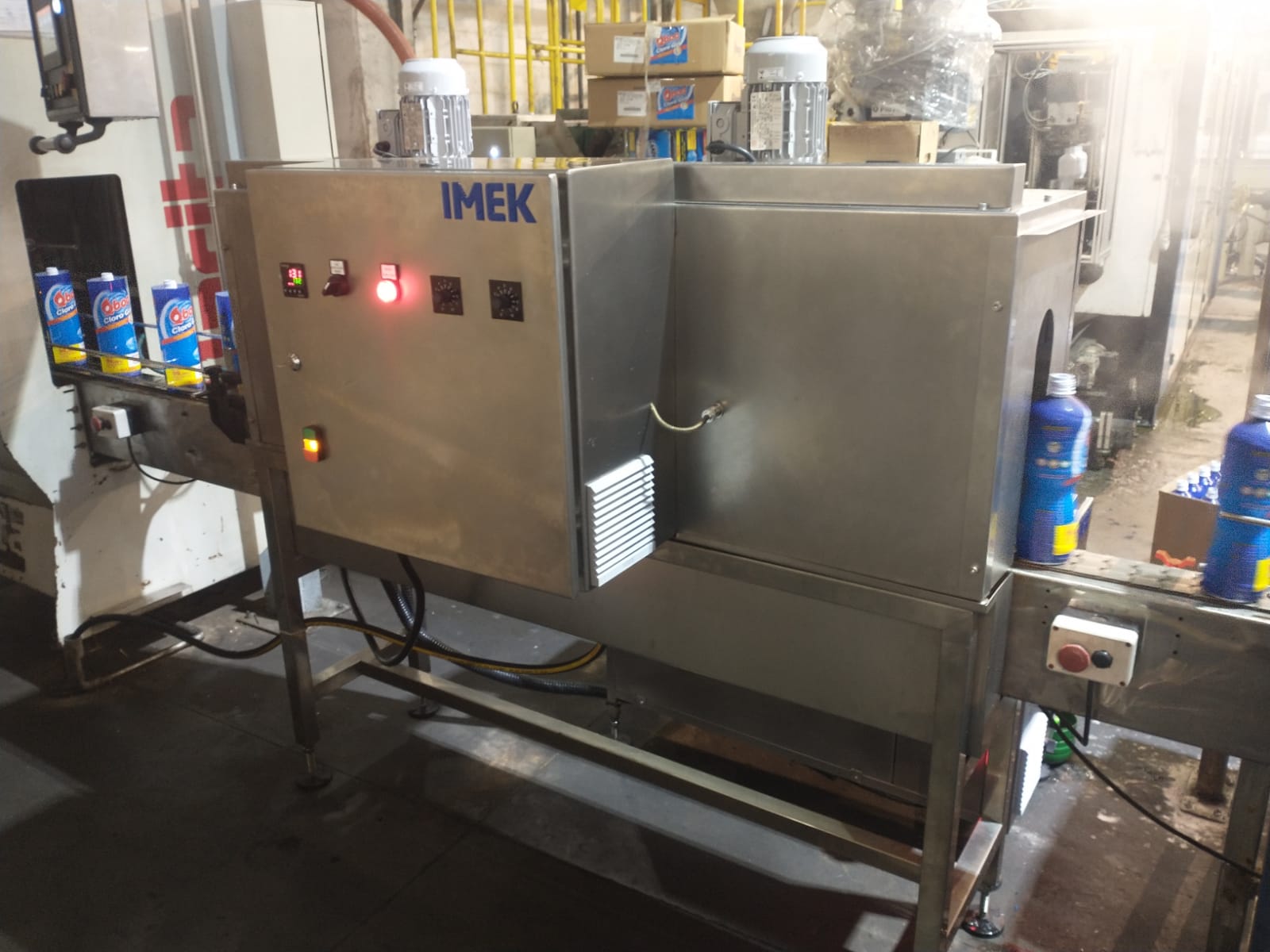 Forno para<br>encolhimento<br> de rótulos